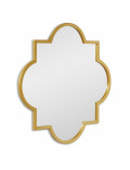 Зеркало в золотой фигурной раме Clover Gold (Кловер) Svart 70*70 см в интернет-магазине зеркальной мастерской ЗЕРКАЛА-М фото 2 