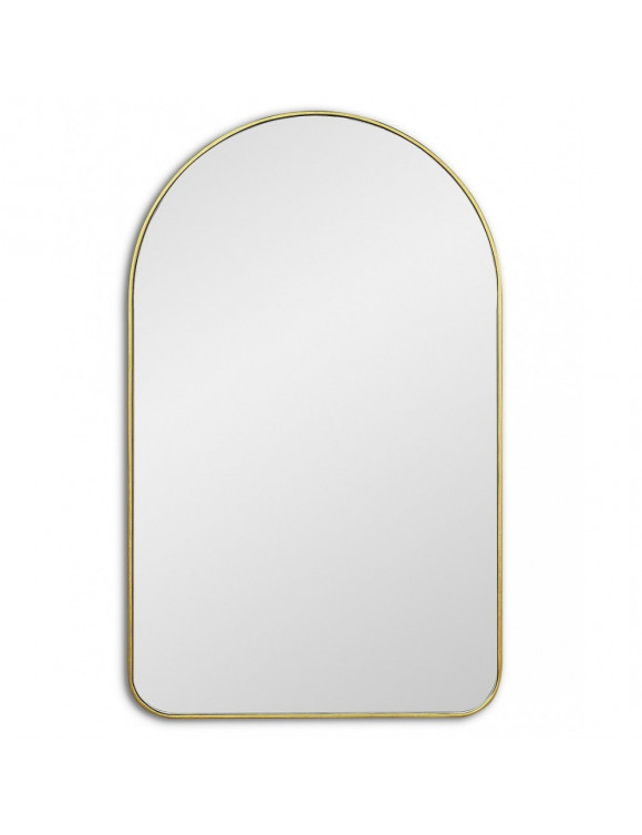 Зеркало арочной формы в золотой раме Arch M Gold (Арч) Smal 60*97 см в интернет-магазине зеркальной мастерской ЗЕРКАЛА-М фото
