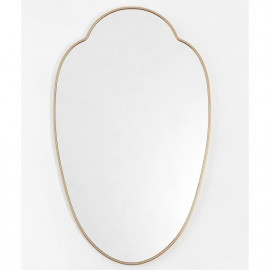 Зеркало фигурное в тонкой золотой раме Milis Gold (Милис) Smal 55*89 см 