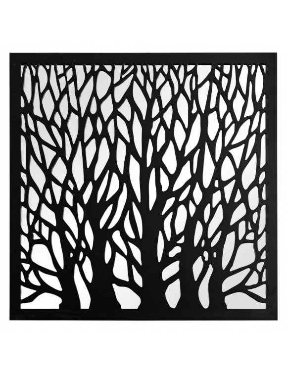 Зеркальное панно ветки деревьев Trees Black в интернет-магазине зеркальной мастерской ЗЕРКАЛА-М фото
