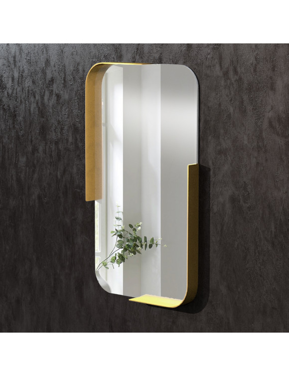 Зеркало в раме из латуни Логан в интернет-магазине зеркальной мастерской ЗЕРКАЛА-М фото