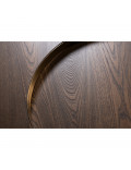 Круглый деревянный журнальный стол с тёмным шпоном KFG204 в интернет-магазине зеркальной мастерской ЗЕРКАЛА-М фото 1 