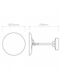 Зеркало с подсветкой Mascali Round LED 1373006 в интернет-магазине зеркальной мастерской ЗЕРКАЛА-М фото 1 