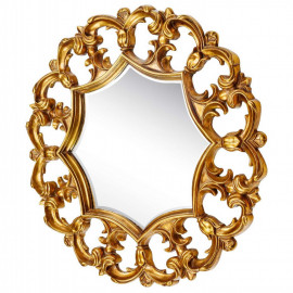 Круглое зеркало в раме Florian Gold 